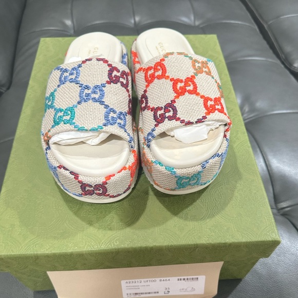 Gucci Platform Slides - Picture 2 of 8